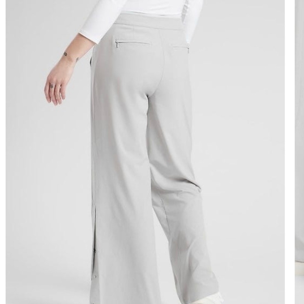 Athleta Gramercy Pant Size 6 Light Gray